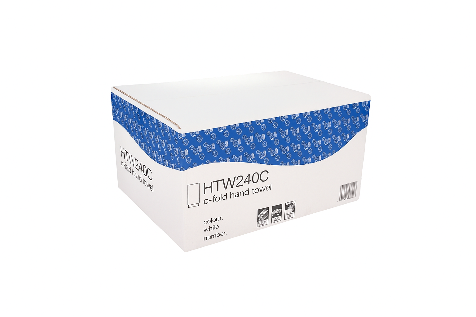 Whitebox 2 Ply C-Fold White Towel Pack