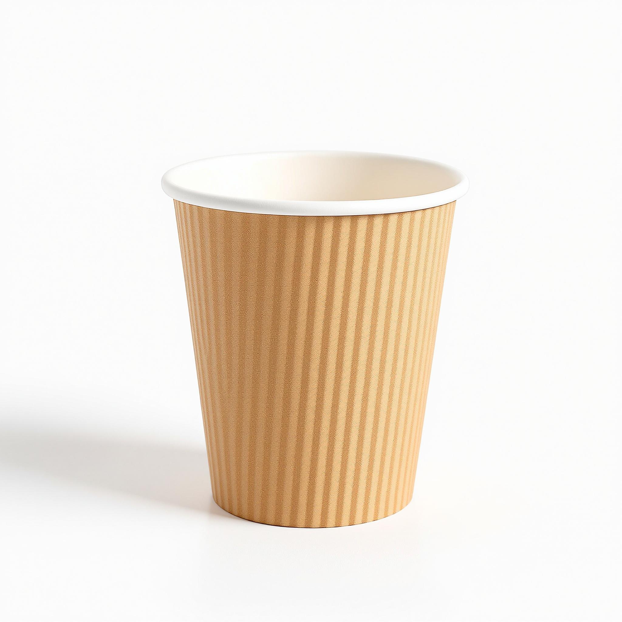 8oz Kraft Ripple Cup