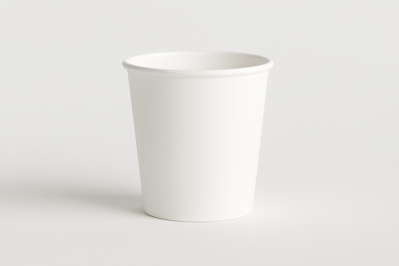 8oz Single Wall Paper Cup White