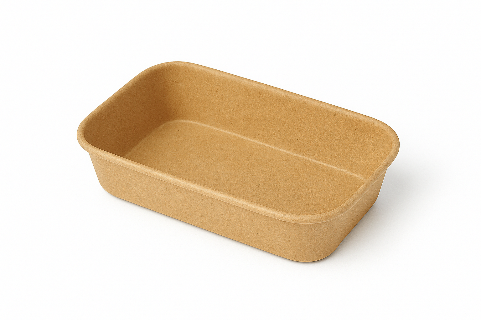 500ml Rectangular Paperboard Tray KRAFT