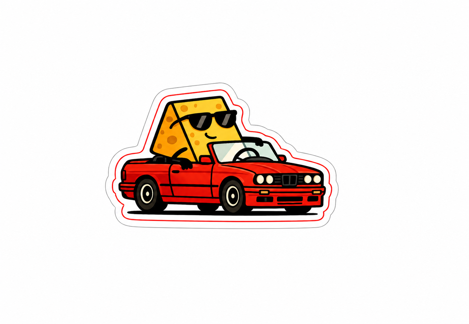 Cheezurs Stickers Reel - 74mm x 51mm