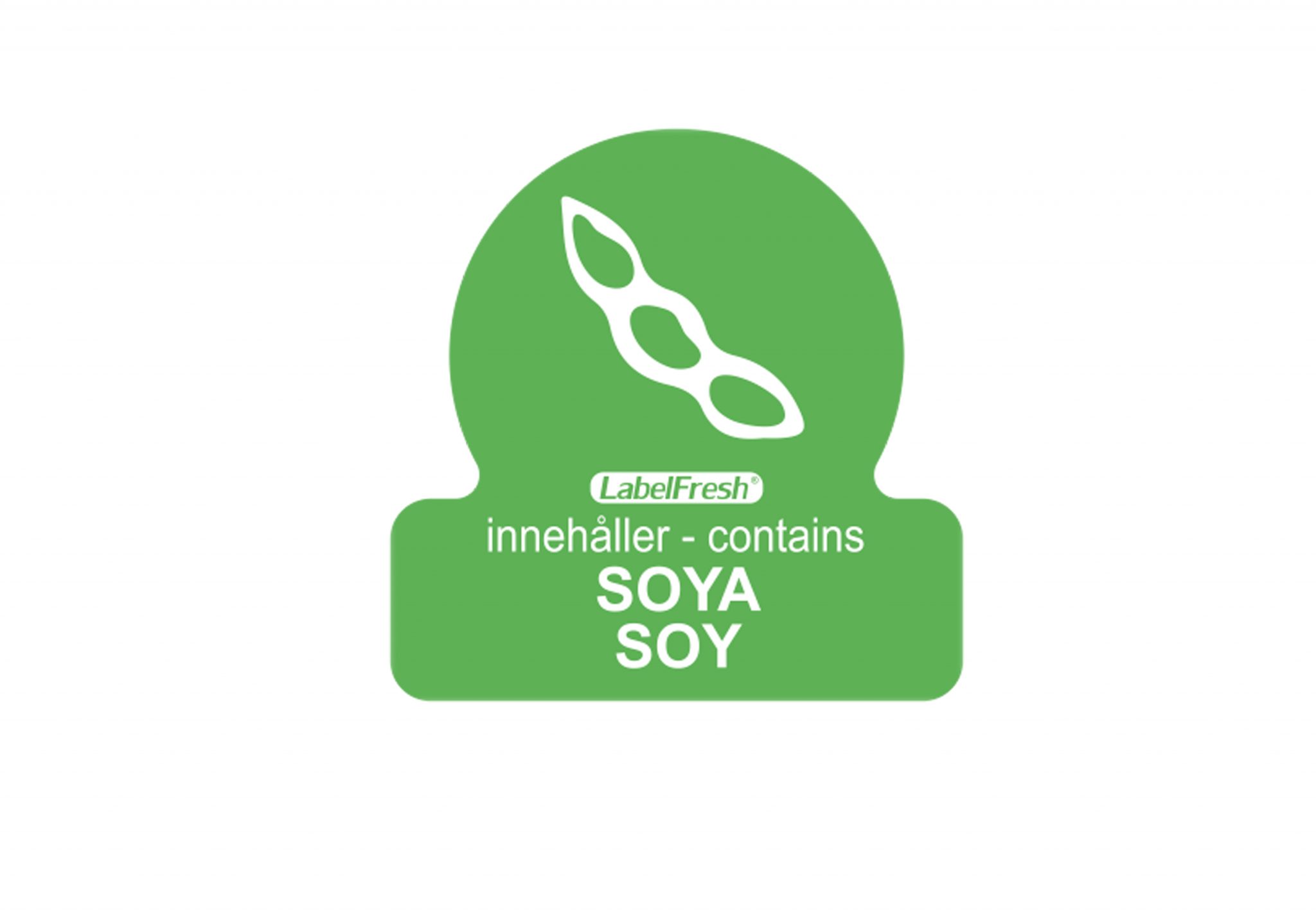 LF ALLERGEN LABELS- SOY - 500 A ROLL