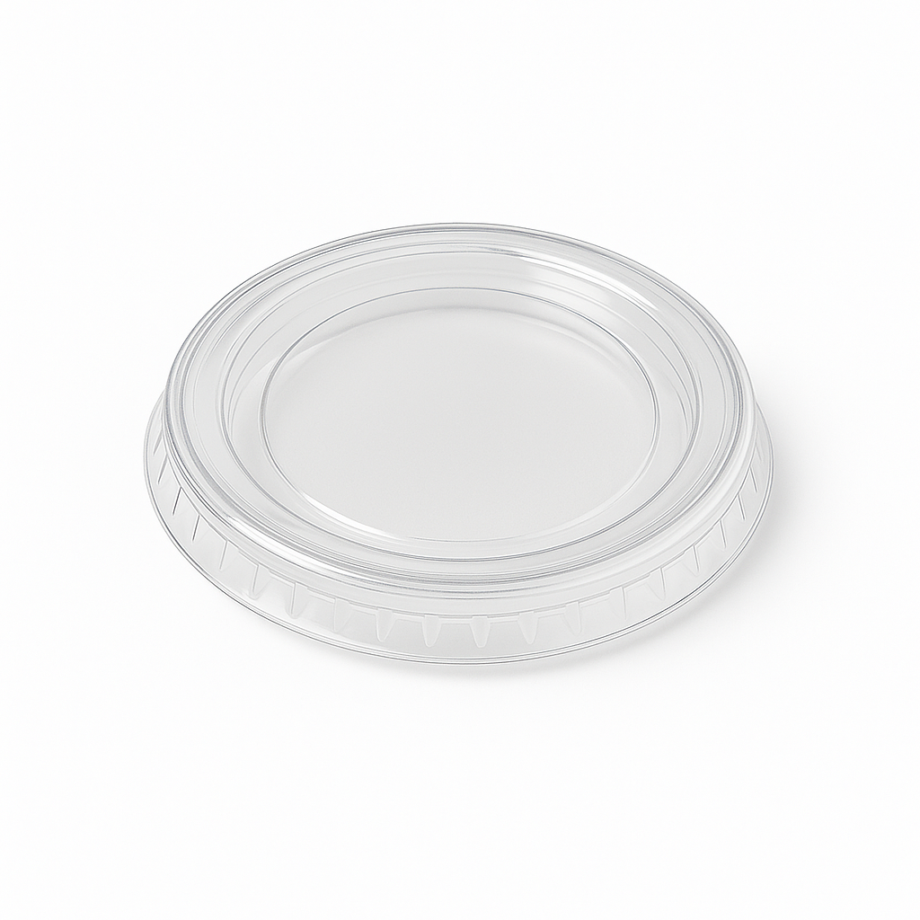 RPET Lids For 2oz PE Lined Paper Portion Pot