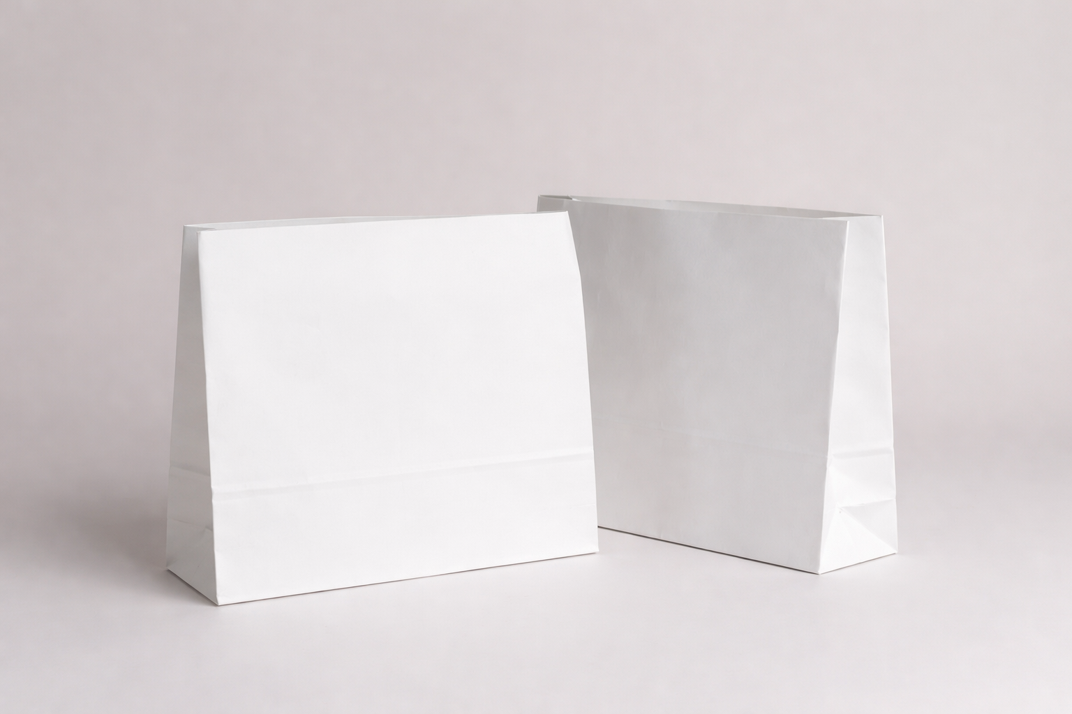 2 Ply Greaseproof White Kraft SOS Bag - 175mm x 70mm x 225mm