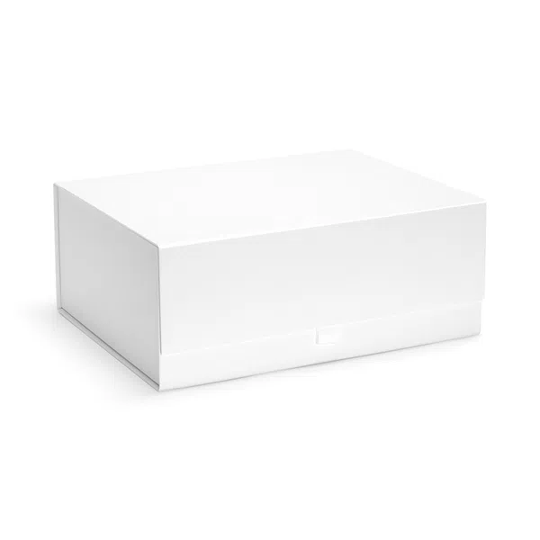 Deep White Laminated Magnetic Gift Box