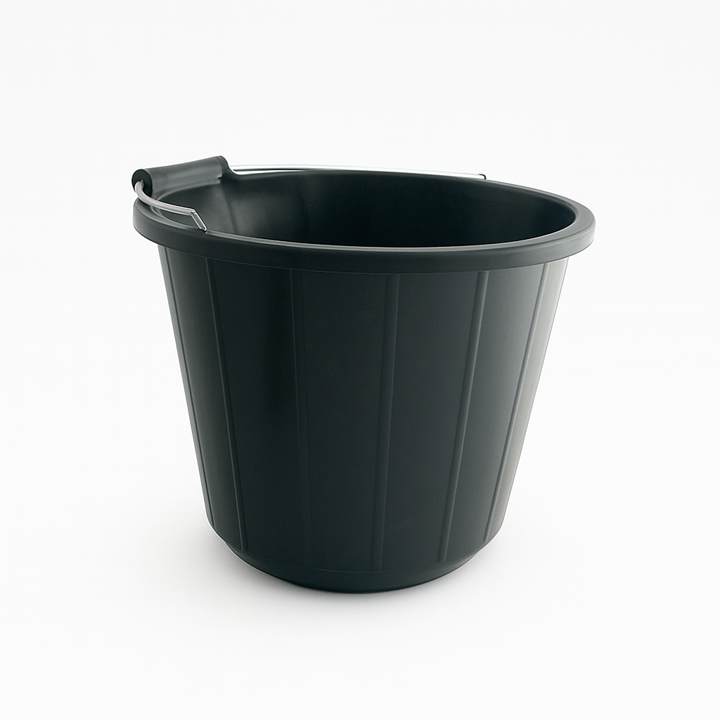 Heavy Duty Bucket 14 Litre Black