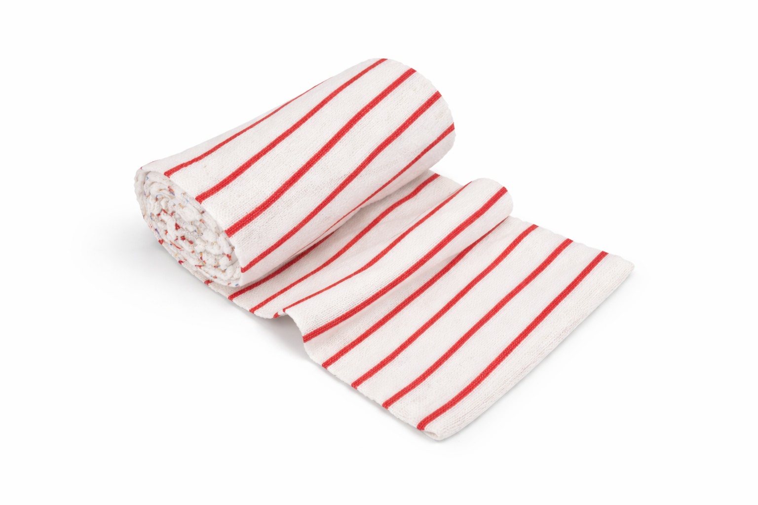 Red Stripe Stockinette Roll