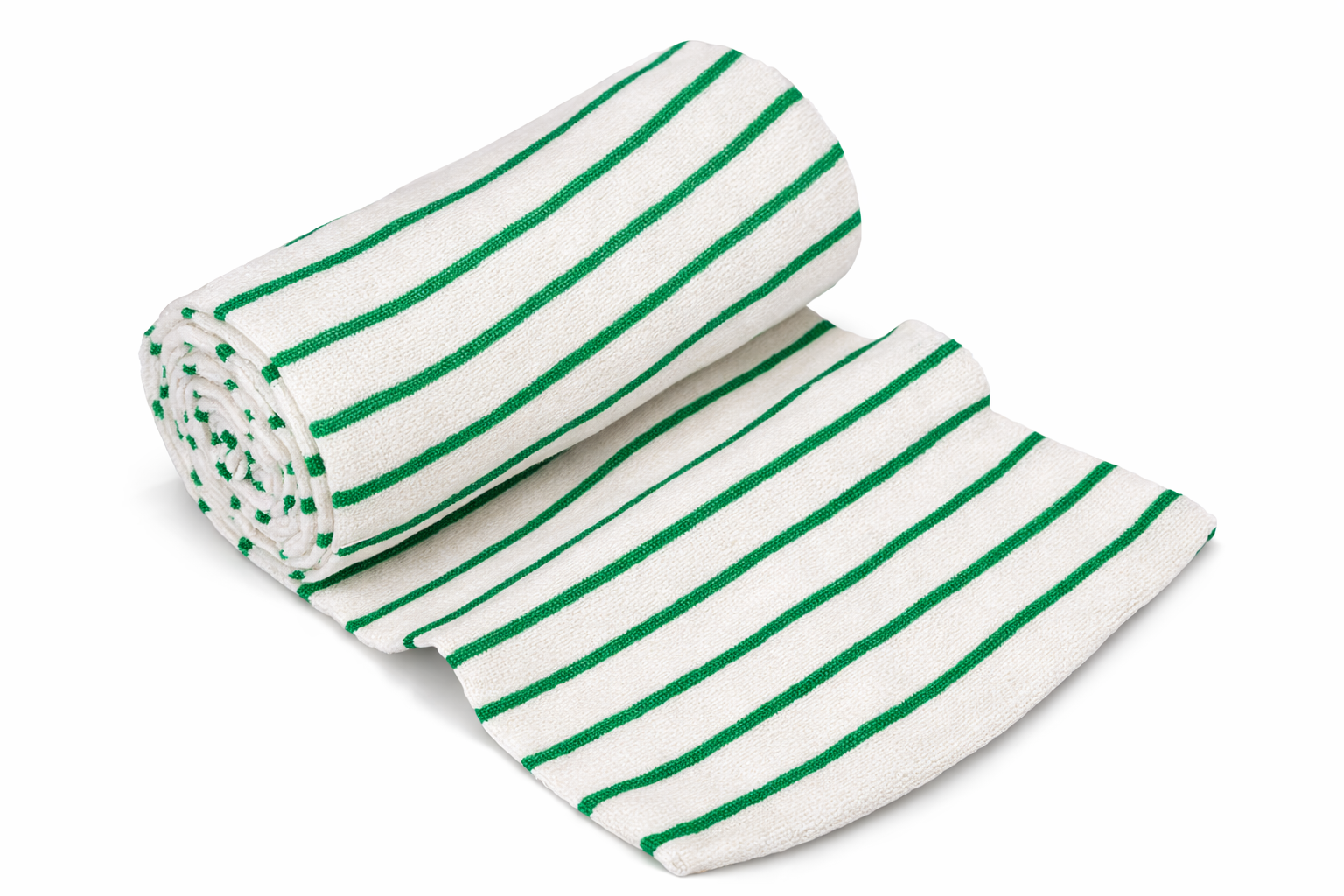 Green Stripe Stockinette Roll