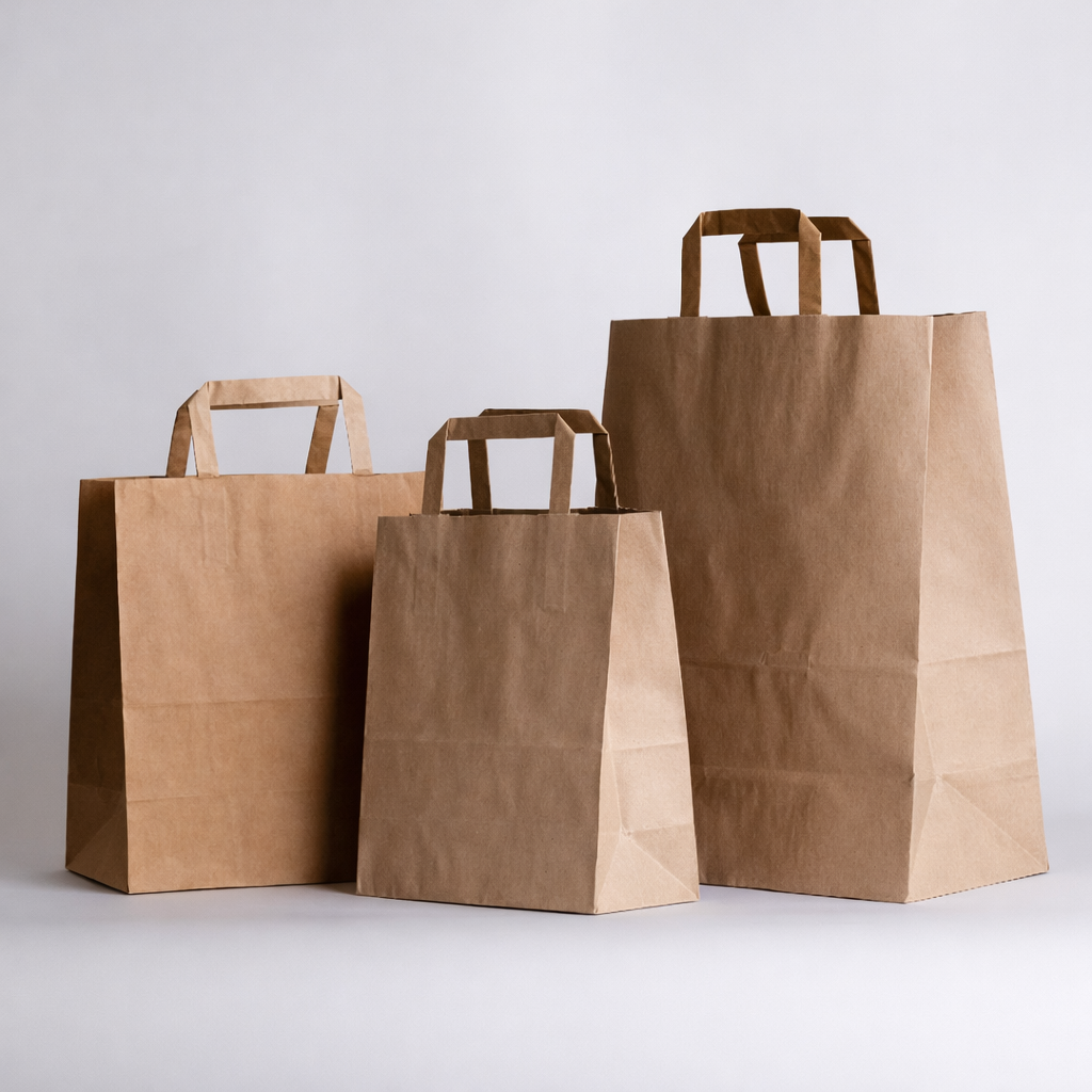 Fibrella Heritage® SOS Carrier With Internal Paper Tape Handles - 180mm x 90mm x 215mm