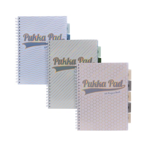 Haze A4 Project Book – 200 Pages (Pack of 3)