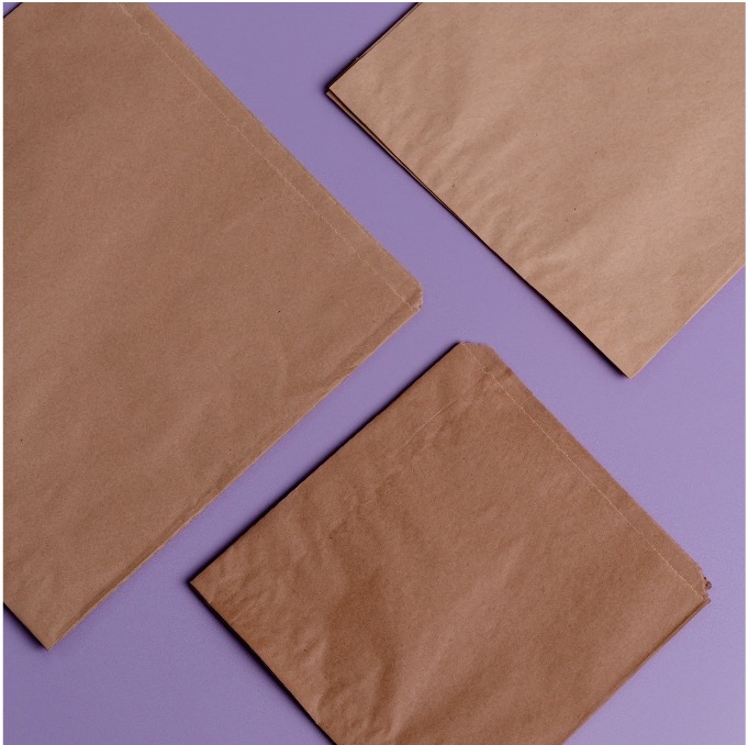 Greaseproof Brown Kraft Bag - 175mm x 175mm