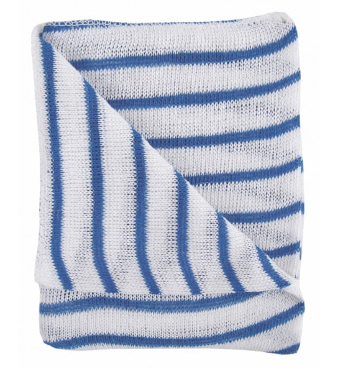 Blue Striped Heavy Duty Dish Cloth