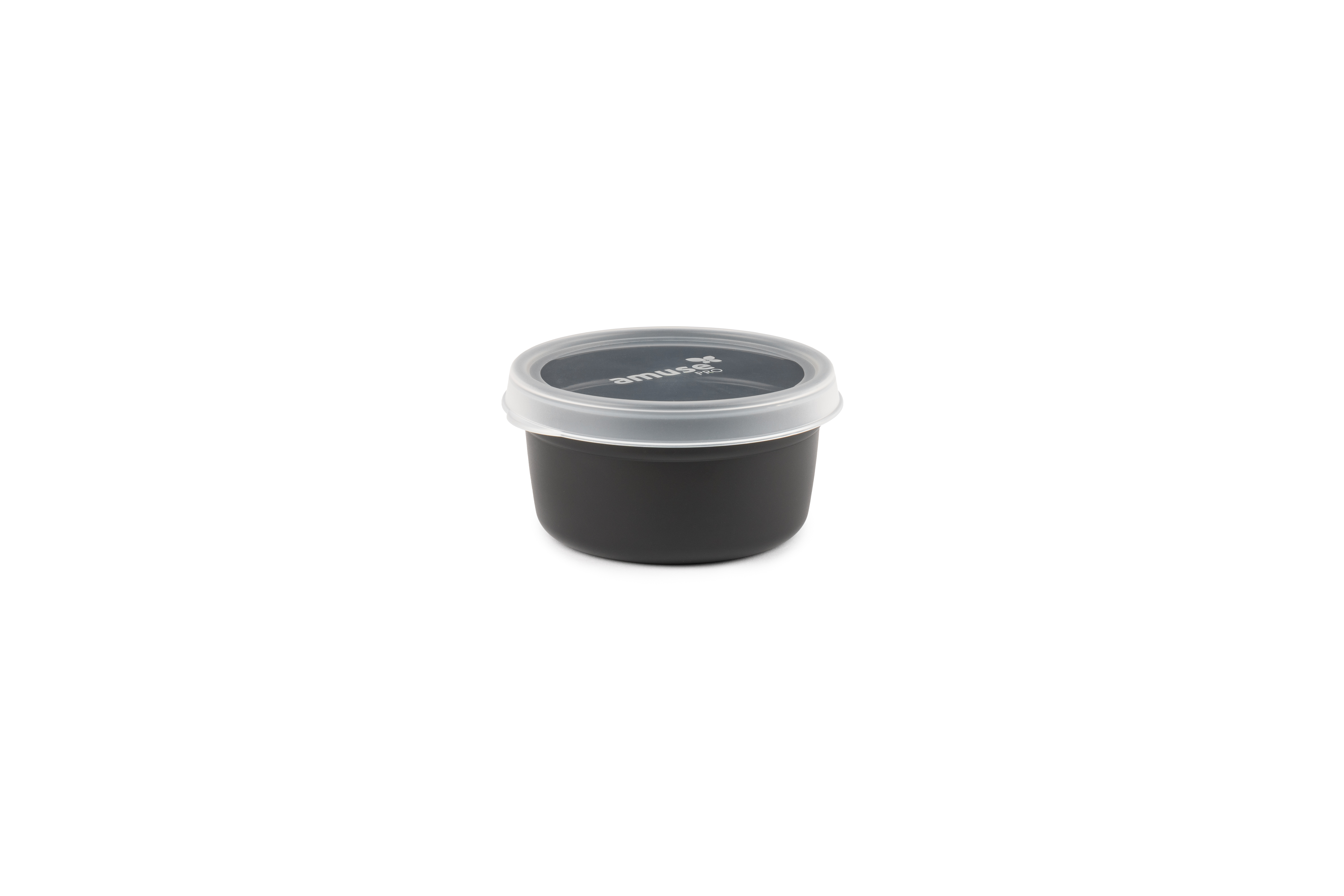 Black Bowl with Lid - 500ml