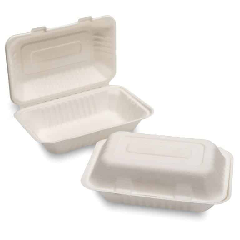 Bagasse Lunch Box – 9 x 6″