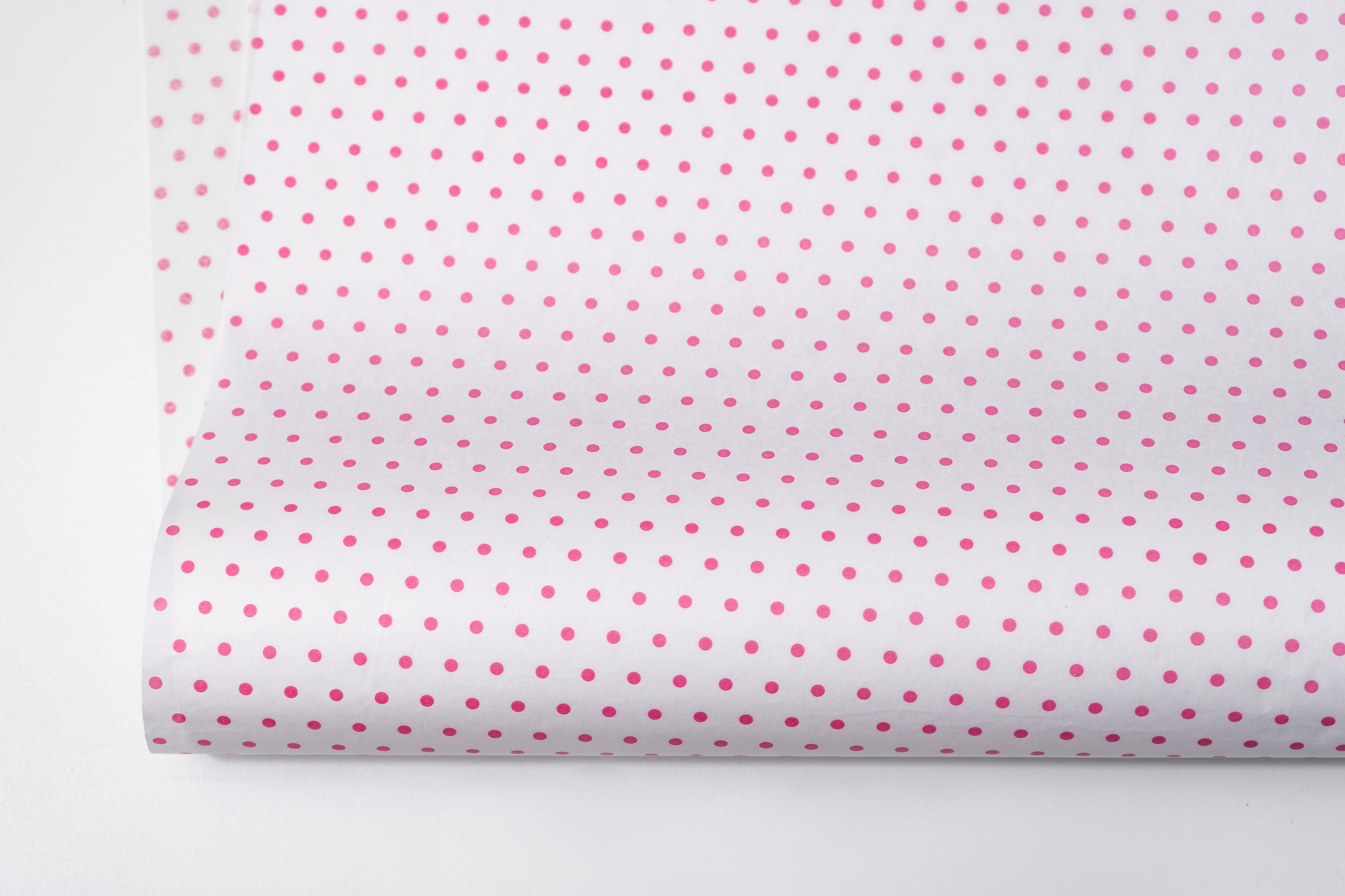 Pink on white