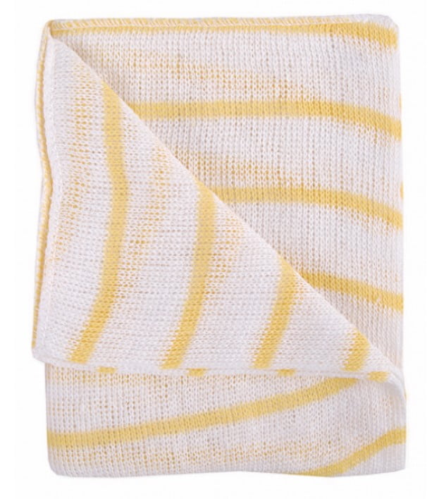 Yellow Striped Heavy Duty Dish Cloth