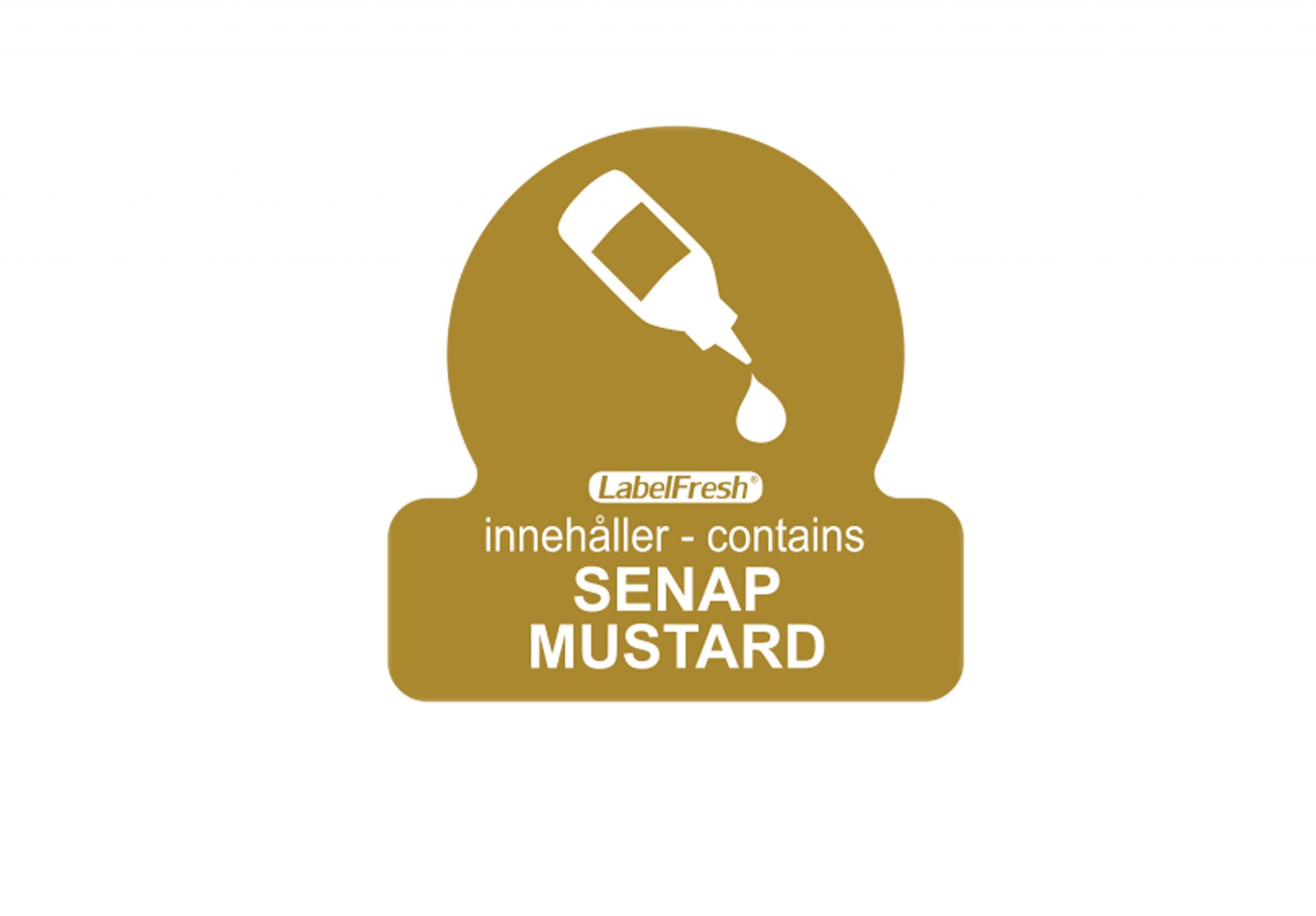 LF Allergen Labels - Mustard