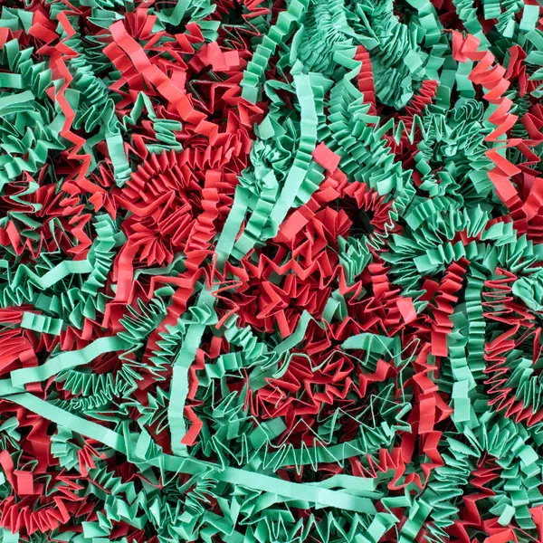Christmas Mix Shredded 4mm Zig Zag Paper - 1kg