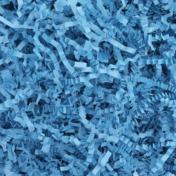 Bright Blue Shredded 4mm Zig Zag Paper - 1kg