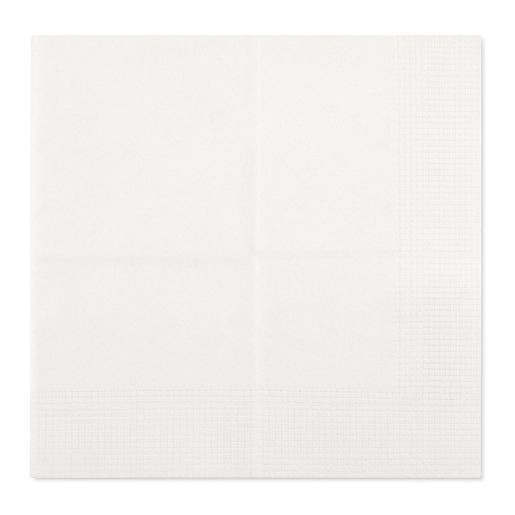 1 Ply 30cm Napkin White