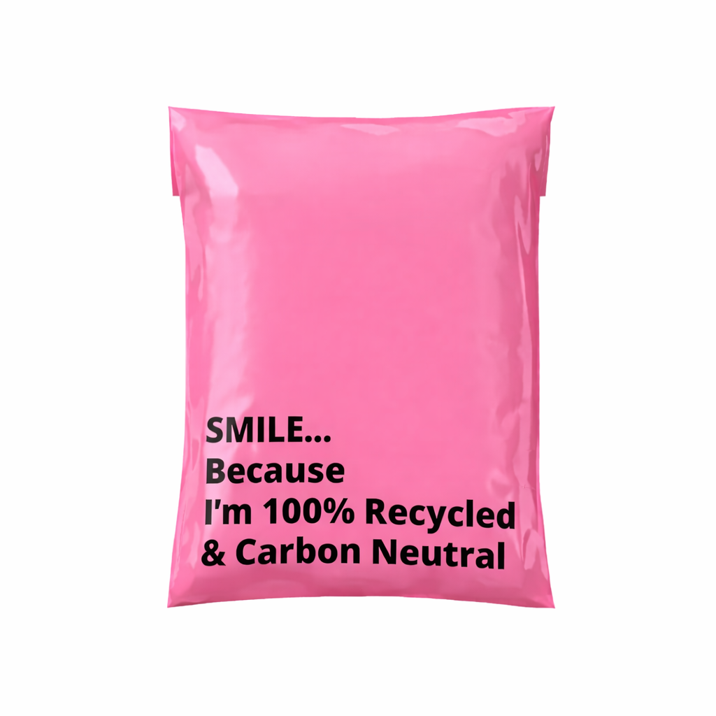 Classic Pink Mailing Bags - 10 × 14''