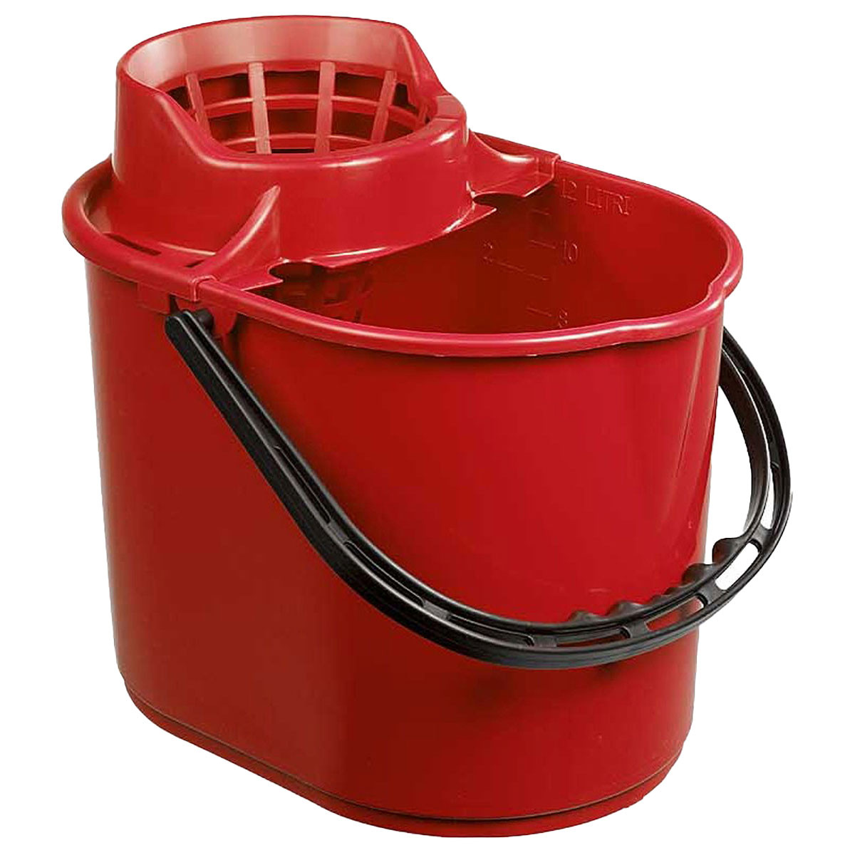 Mop Wringer Bucket Colour Coded 16 Litre Red