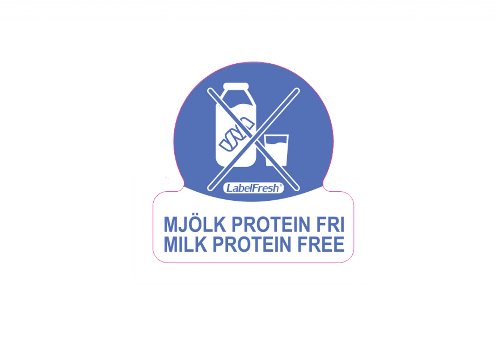 LF ALLERGEN LABELS - MILK PROTEIN - 500 ON A ROLL