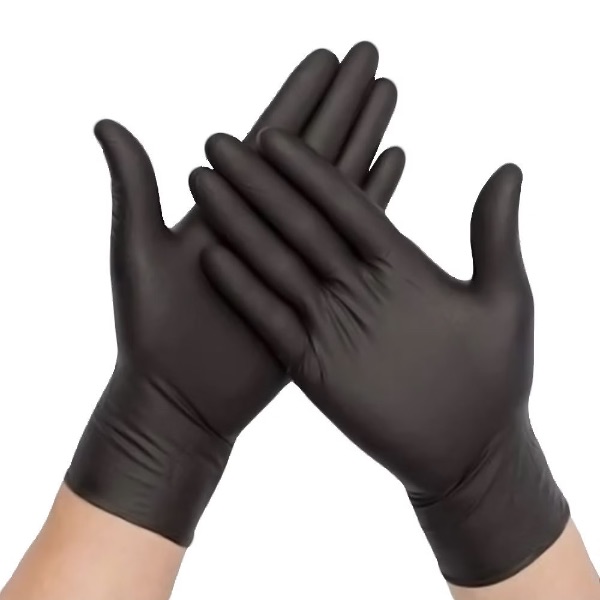 Black Nitrile Gloves Powder Free - Small