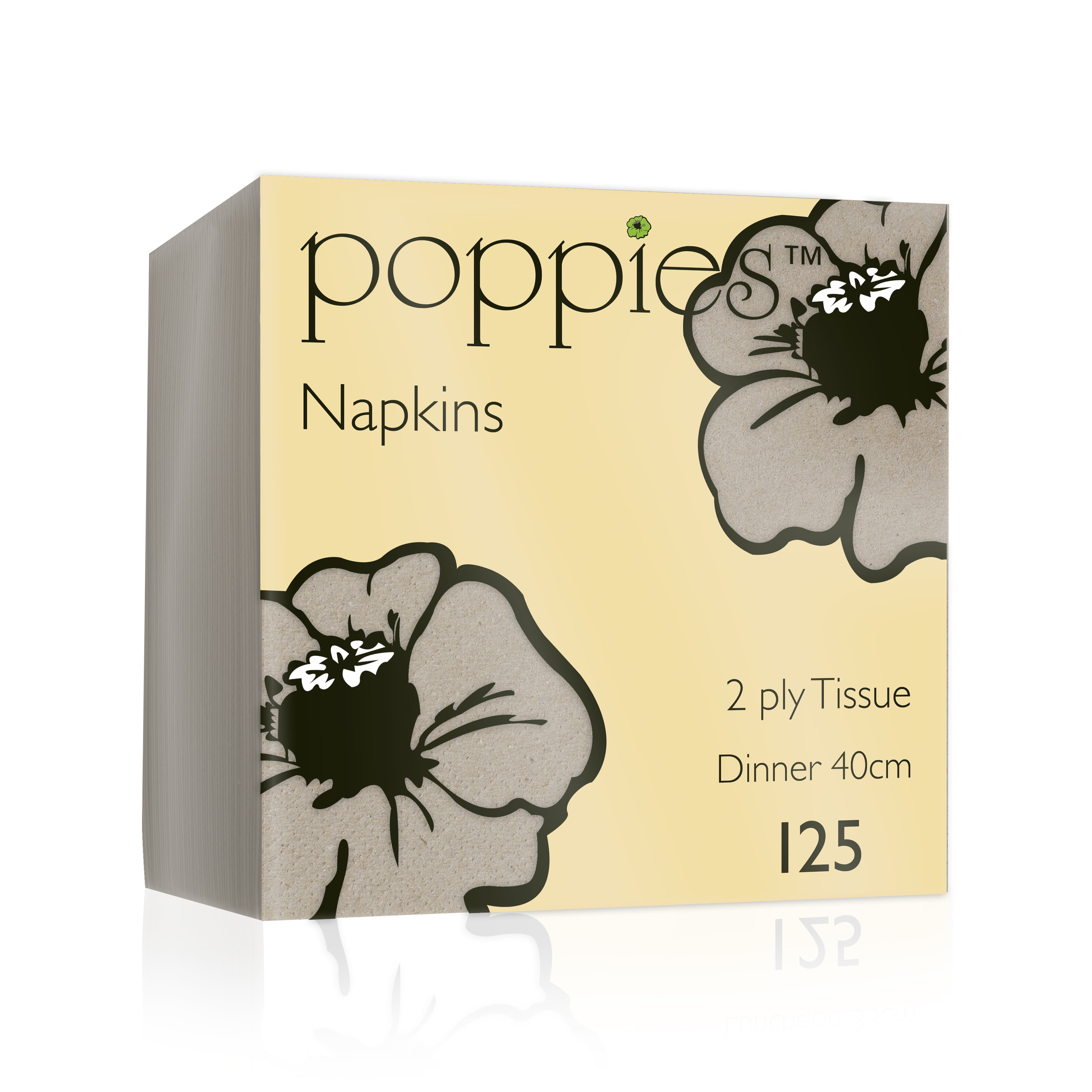 40cm 2 ply Unbleached Dinner Napkin