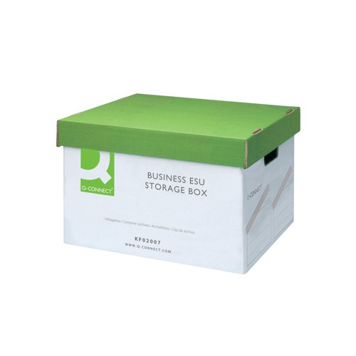Q-Connect Business Easy Set Up Storage Box (Pack of 10)
