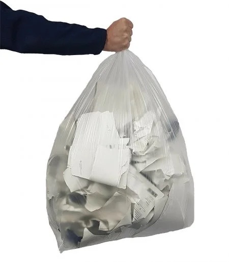 Clear Heavy Duty Refuse Sacks (18" X 29" X 38")