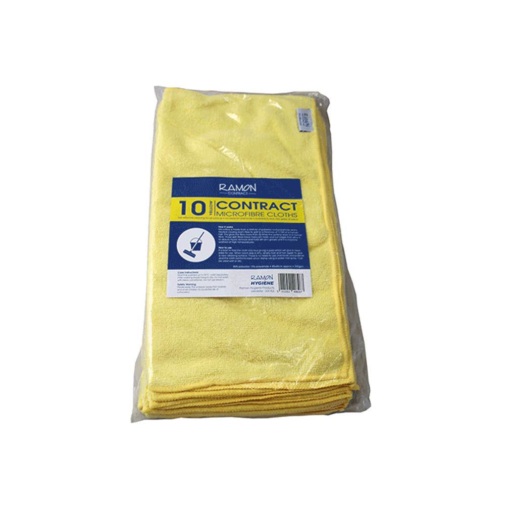 Ramon Contract Microfibre 40x40cm - Yellow