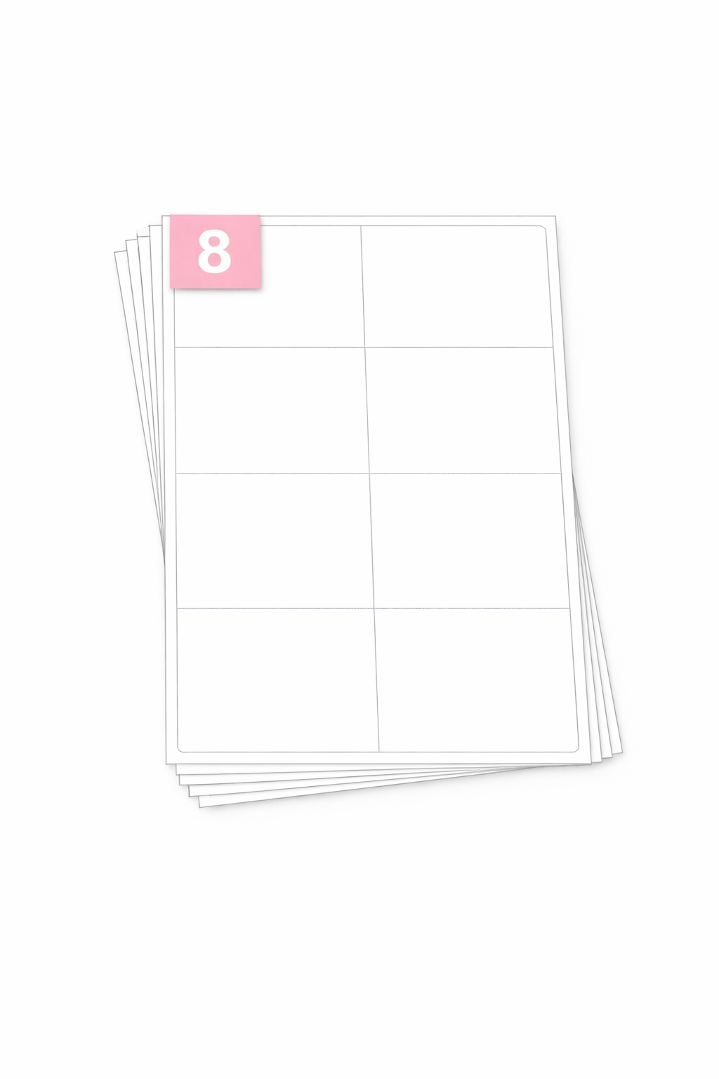 Address Labels A4 - 8 Labels Per Sheet