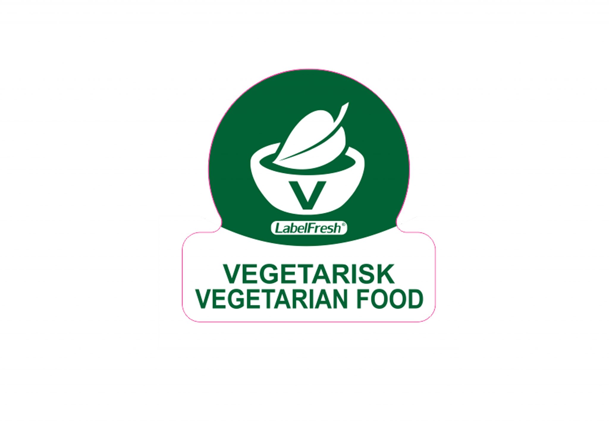 LF ALLERGEN LABELS - VEGETARIAN - 500 A ROLL