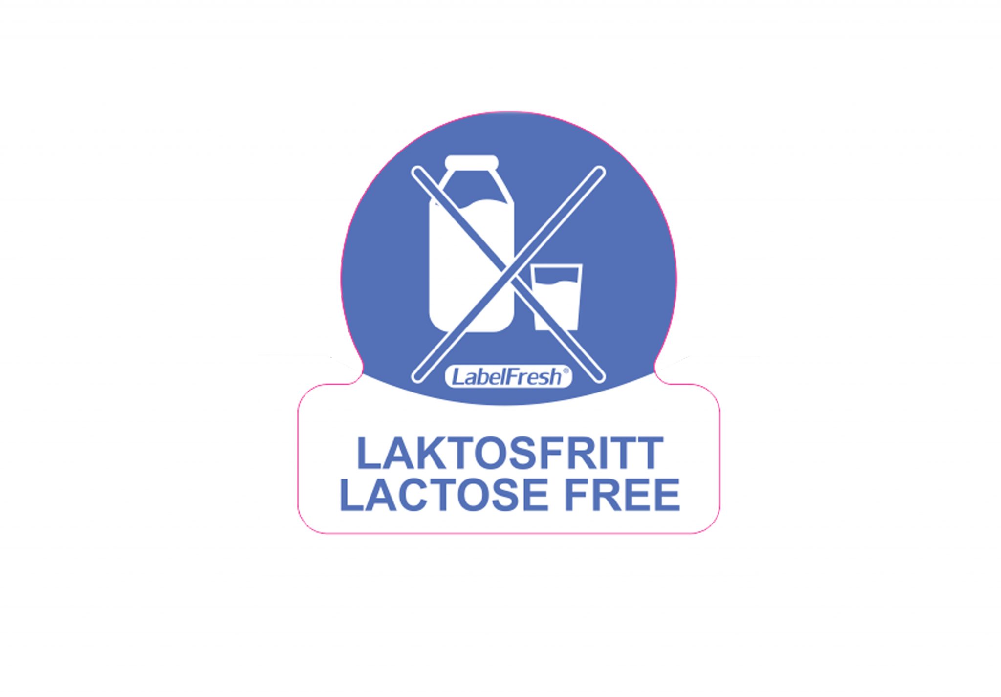 LF ALLERGEN LABELS - LACTOSE FREE