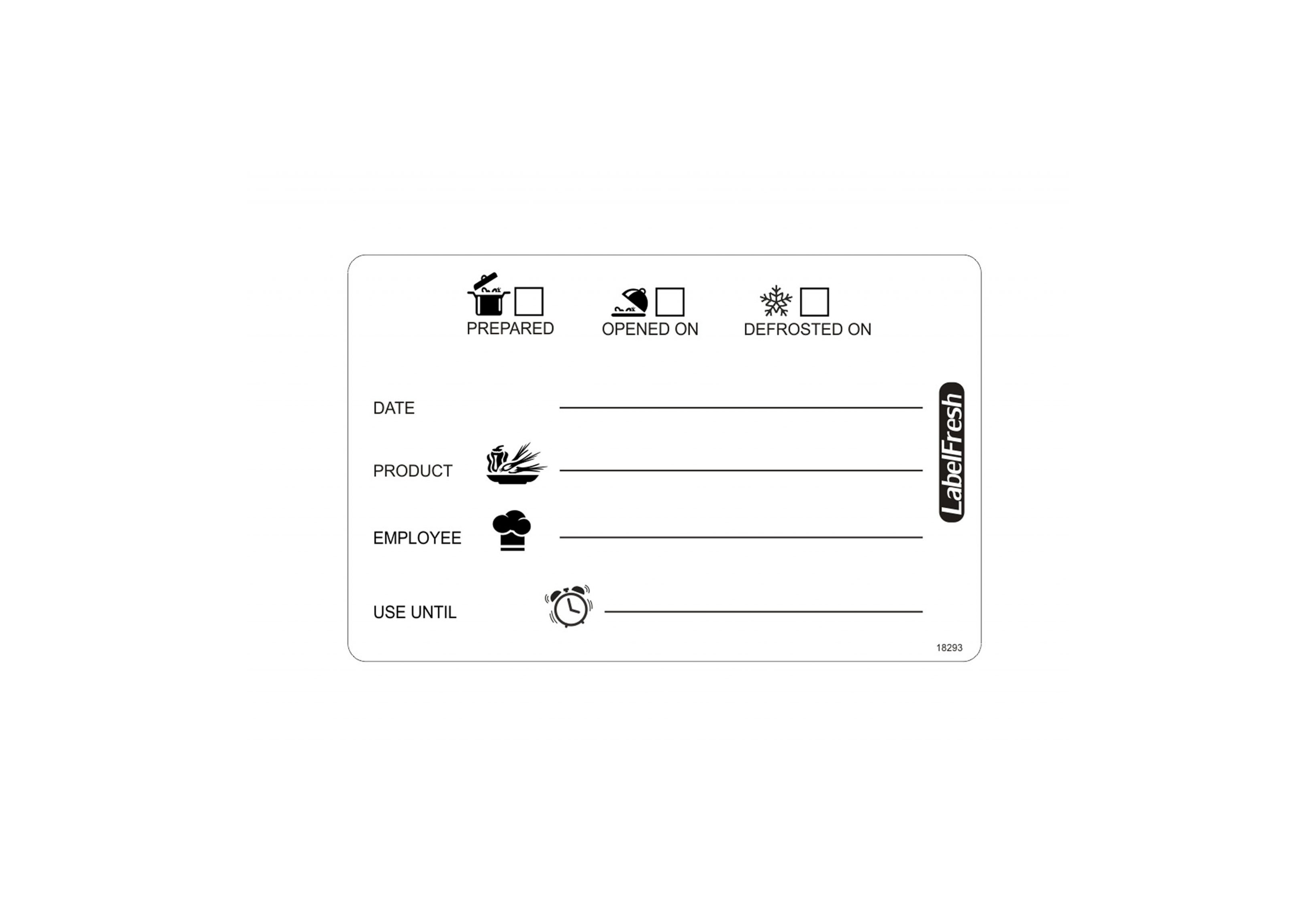 Frozen Food Labels