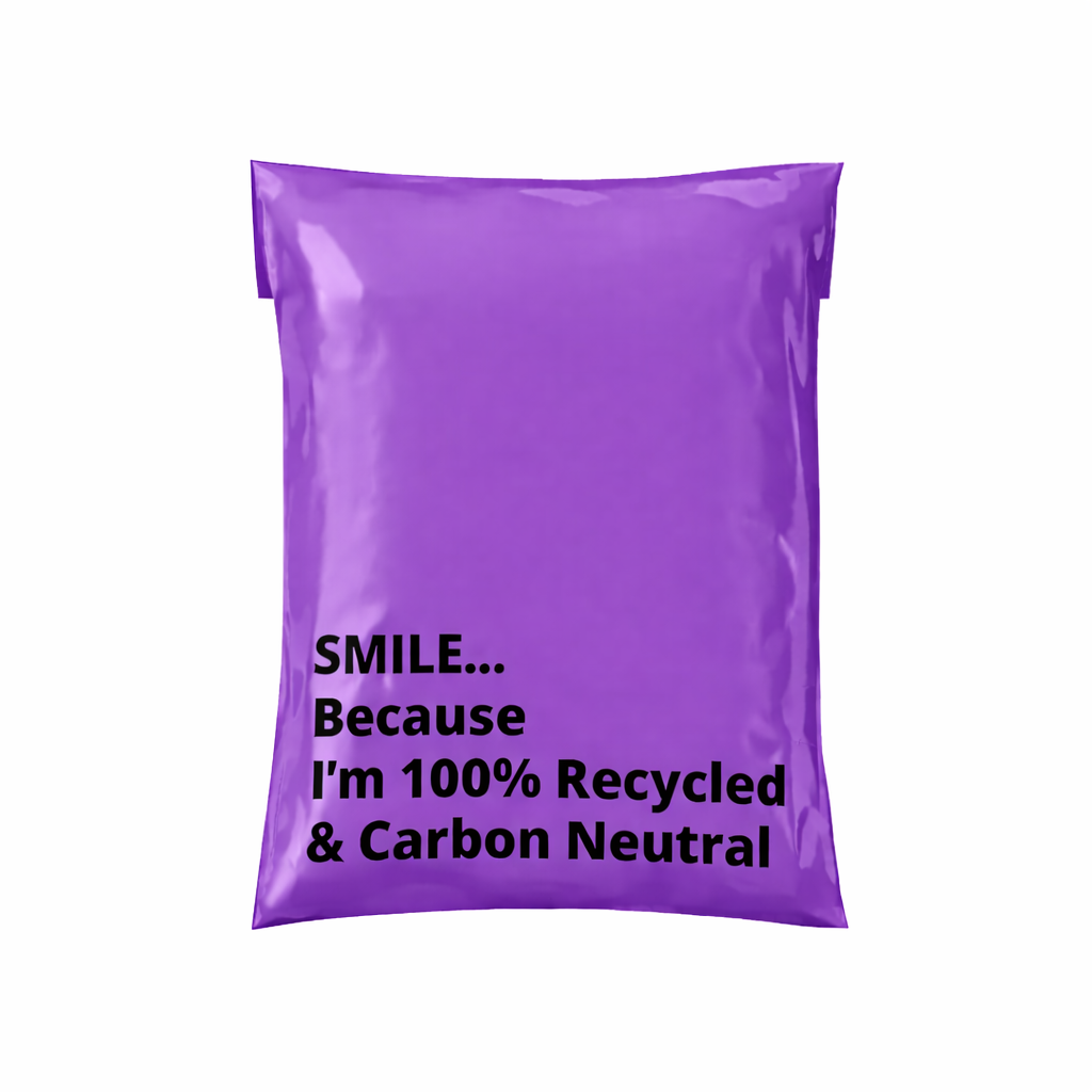 Purple Mailing Bags - 10 × 14''