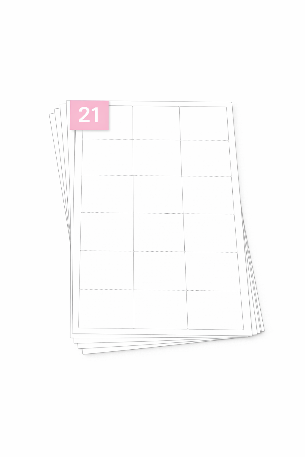 Address Labels A4 - 21 Labels Per Sheet