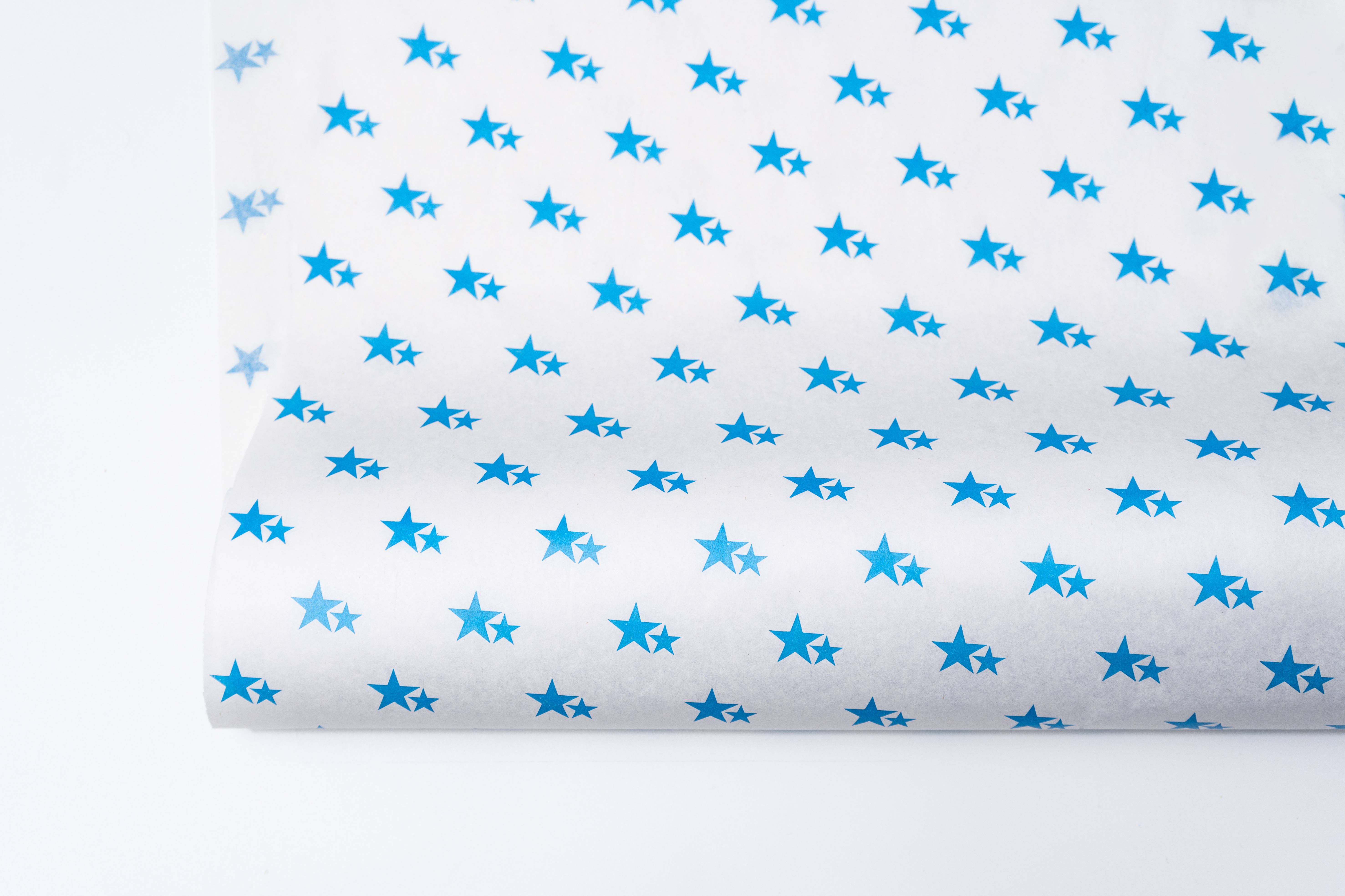 20gsm Luxury Printed Tissue Paper - Blue stars