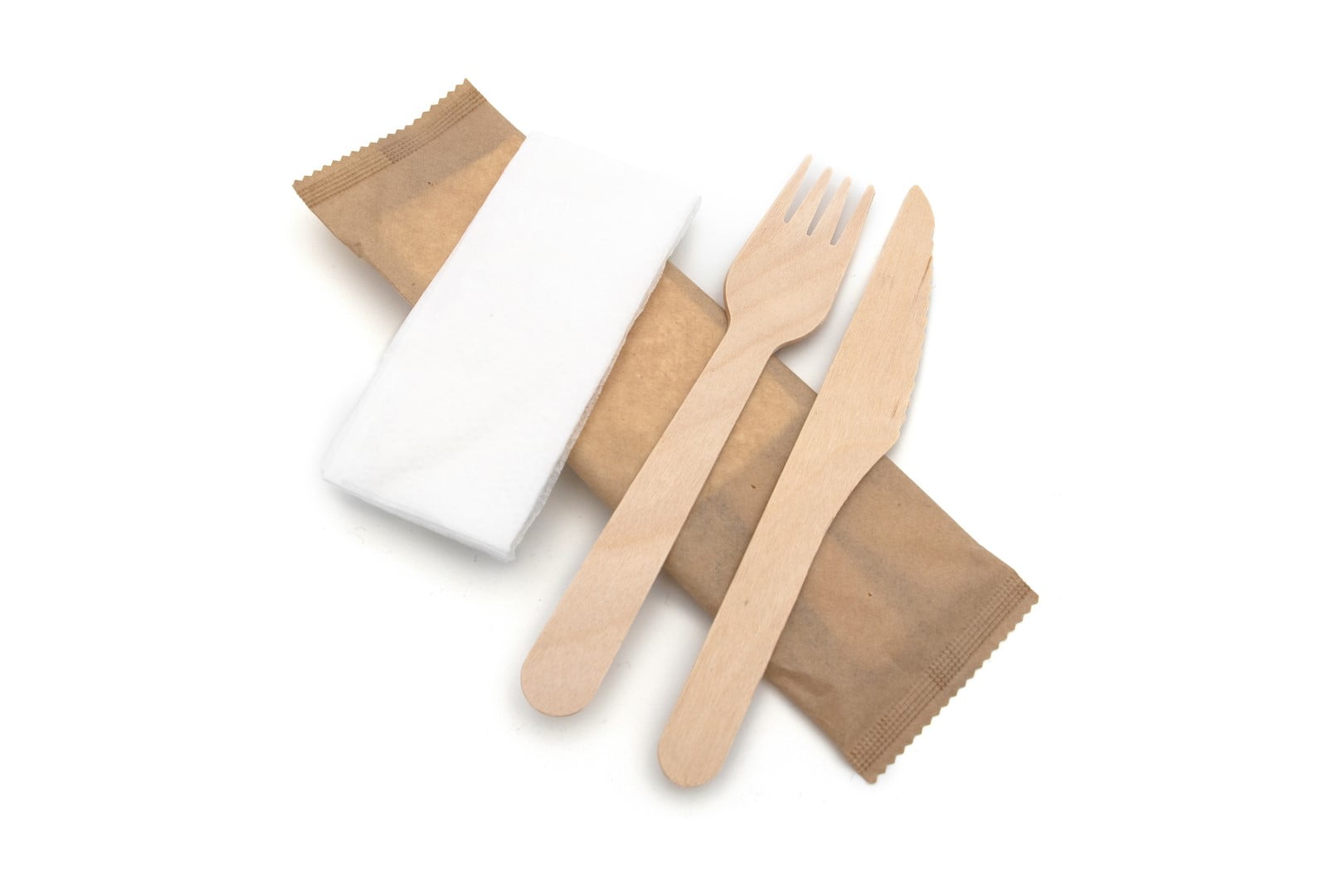 Wooden Cutlery 3 in 1 Pack – Knife/Fork/Napkin