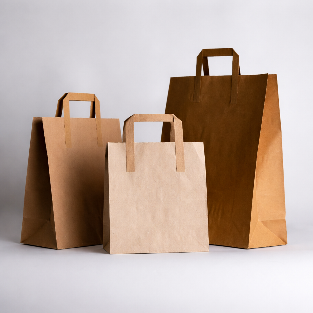 Fibrella Heritage® SOS Carrier With External Paper Tape Handles - 175mm x 95mm x 215mm