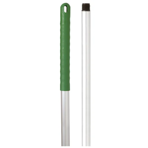 Colour Coded Traditional Screwfit Mop Handle 125cm Green
