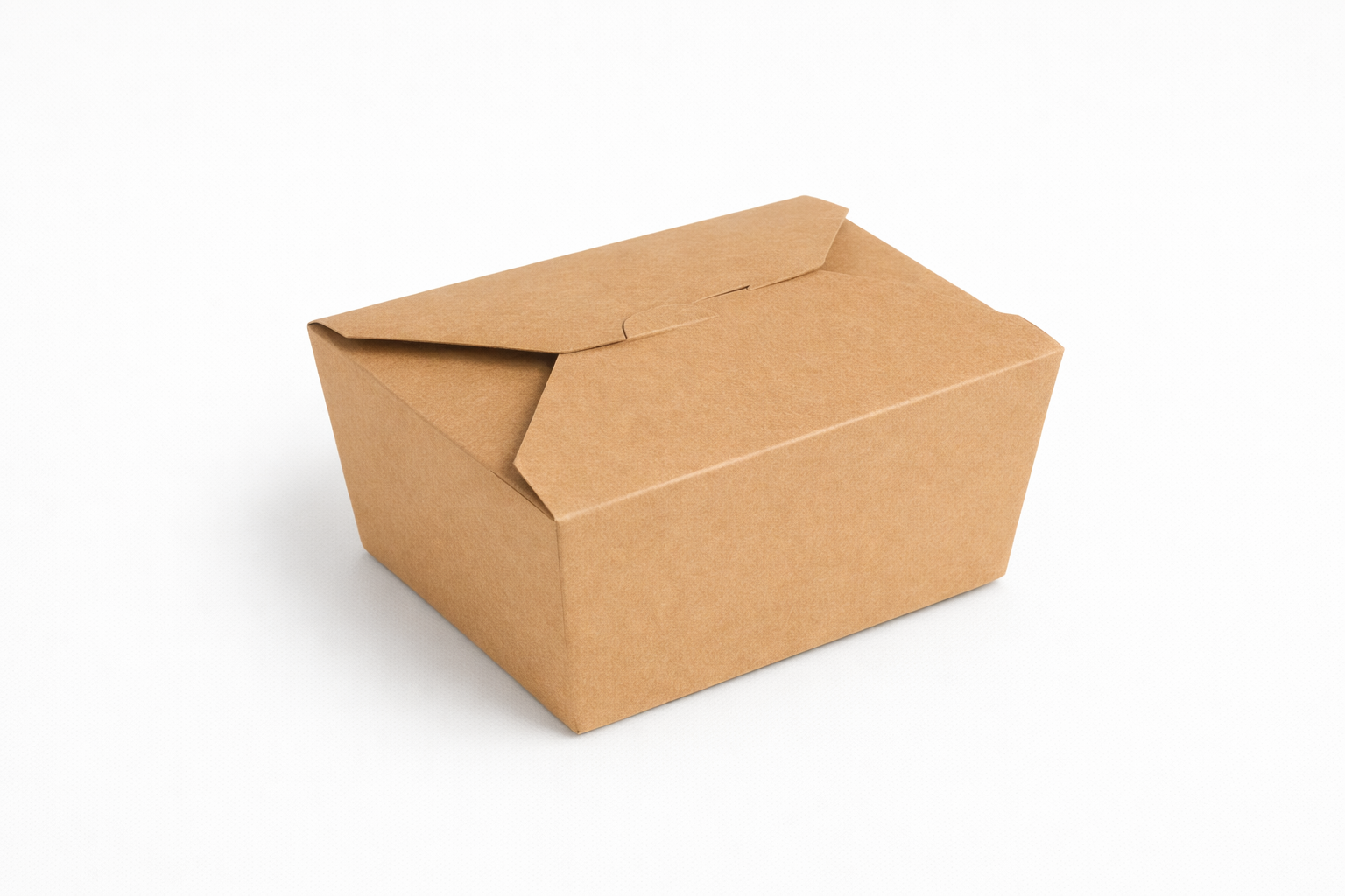 Compostable Paperboard Food Box Size #8 Kraft
