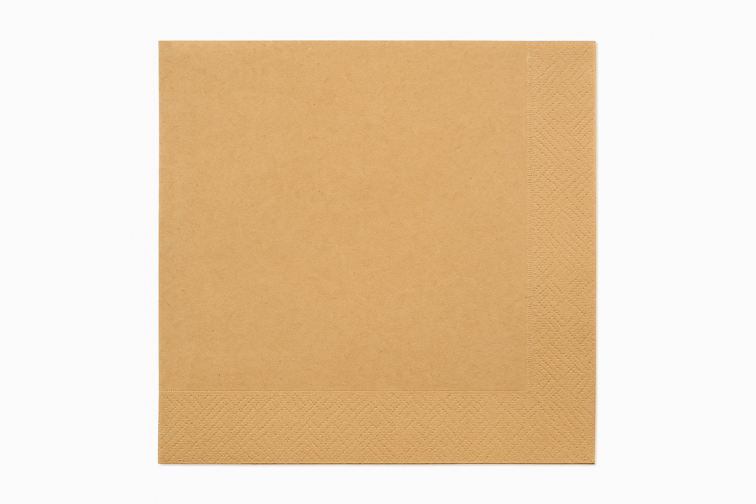 2 Ply 33cm Napkin Kraft - Unbleached