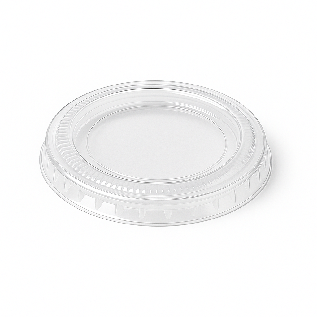 RPET Lids For 1oz PE Lined Paper Portion Pot