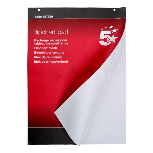 5 Star Meeting Flipchart Pad - A1