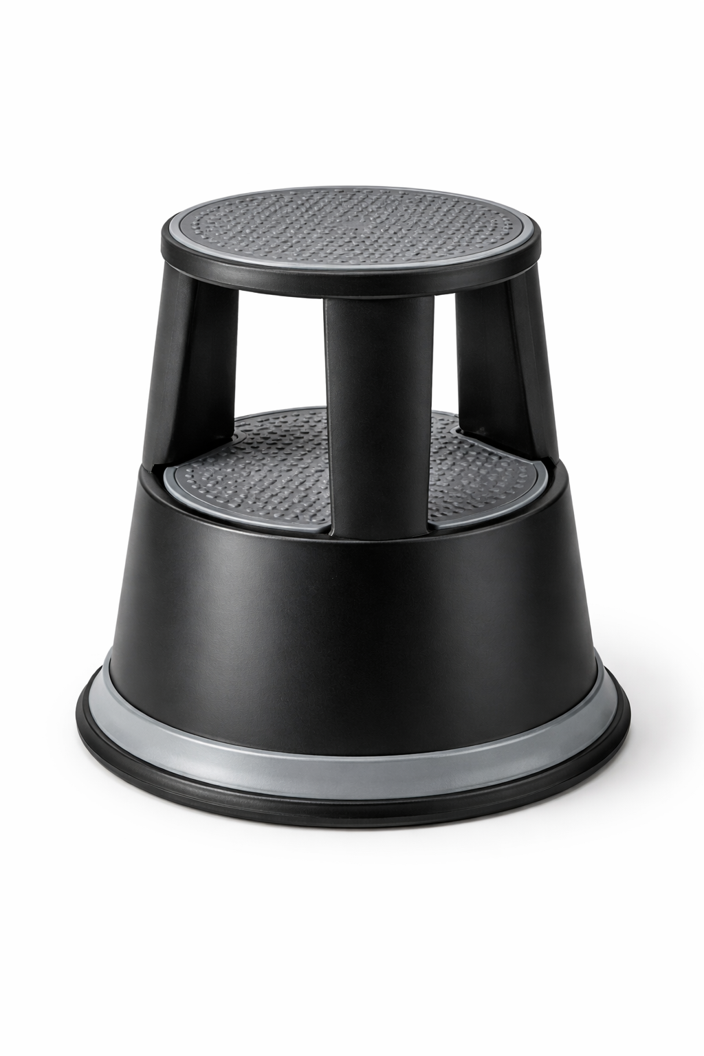 Warehouse Anti Slip Kick Stool Black