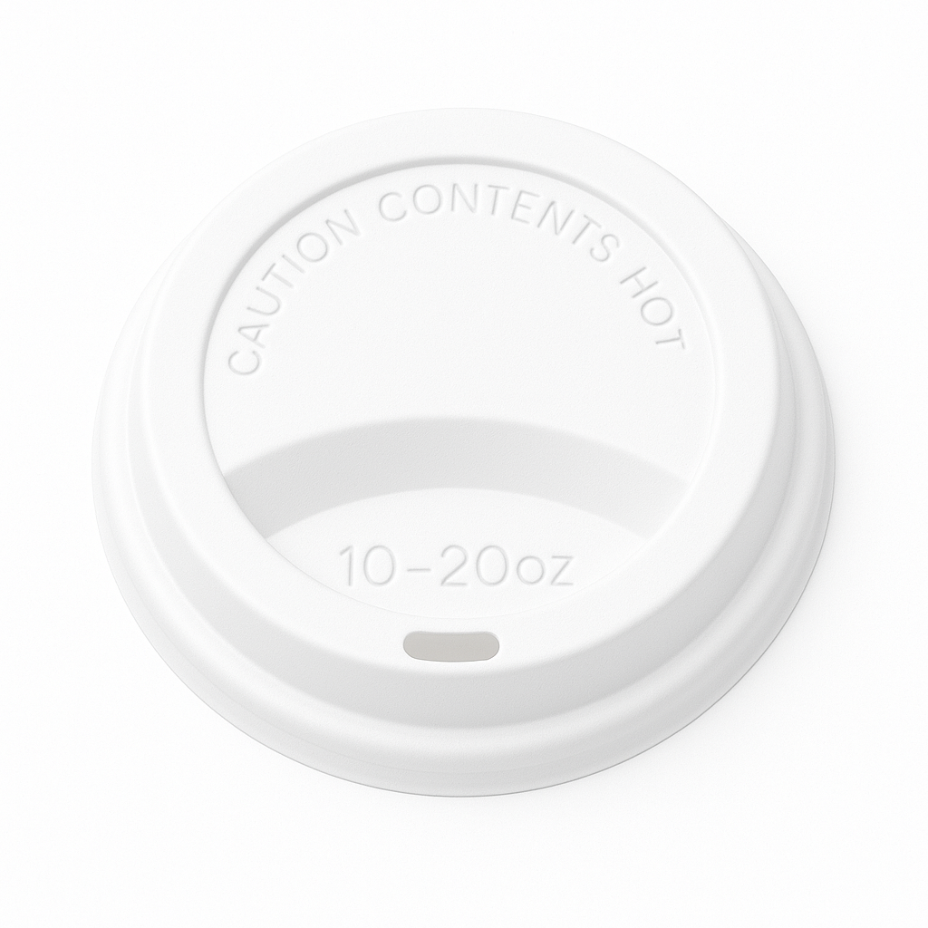 10-20oz Lid For Paper Cup White