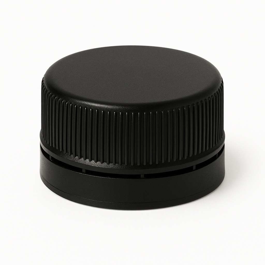 Tamper Proof Bottles Lid 38mm Black