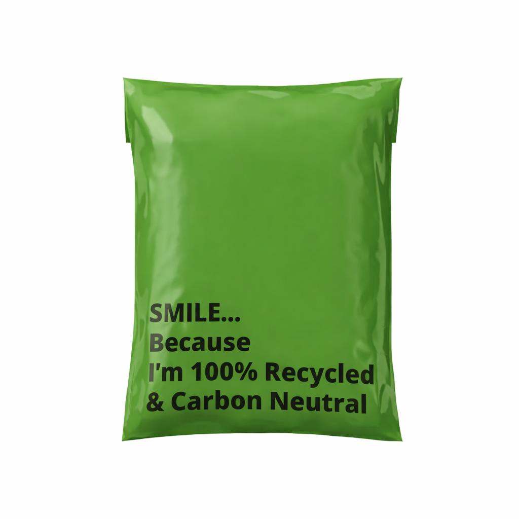Green Mailing Bags - 10 × 14''